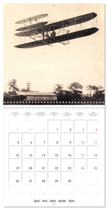 Biplanes on historic postcards (CALVENDO Monthly Calendar 2027)