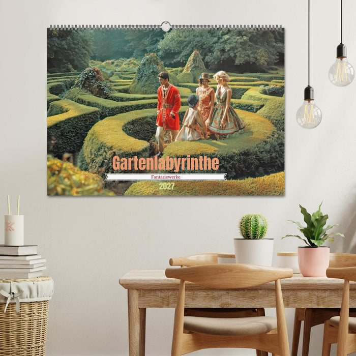 Gartenlabyrinthe - Fantasiewerke (CALVENDO Wandkalender 2027)