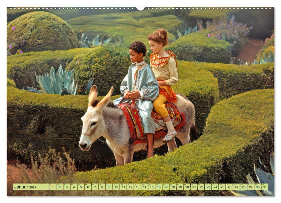 Gartenlabyrinthe - Fantasiewerke (CALVENDO Wandkalender 2027)