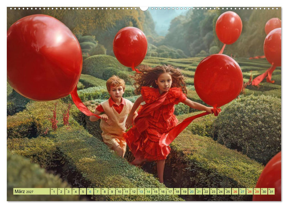 Gartenlabyrinthe - Fantasiewerke (CALVENDO Wandkalender 2027)