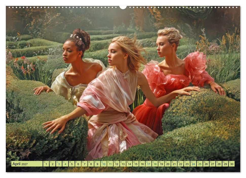 Gartenlabyrinthe - Fantasiewerke (CALVENDO Wandkalender 2027)