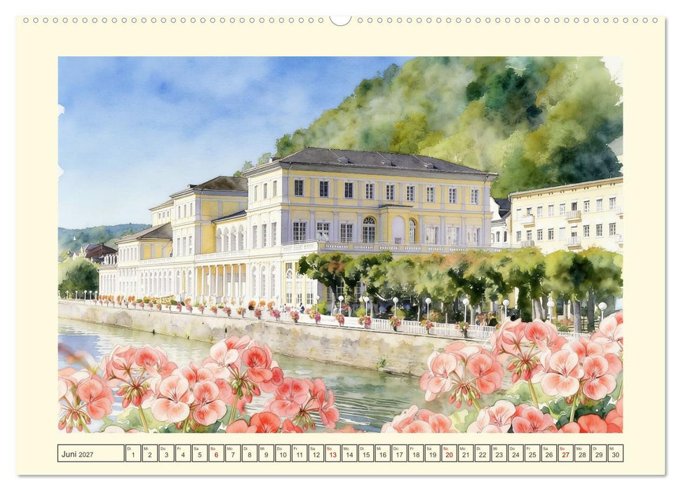 Idylle in Bad Ems an der Lahn (CALVENDO Premium Wandkalender 2027)