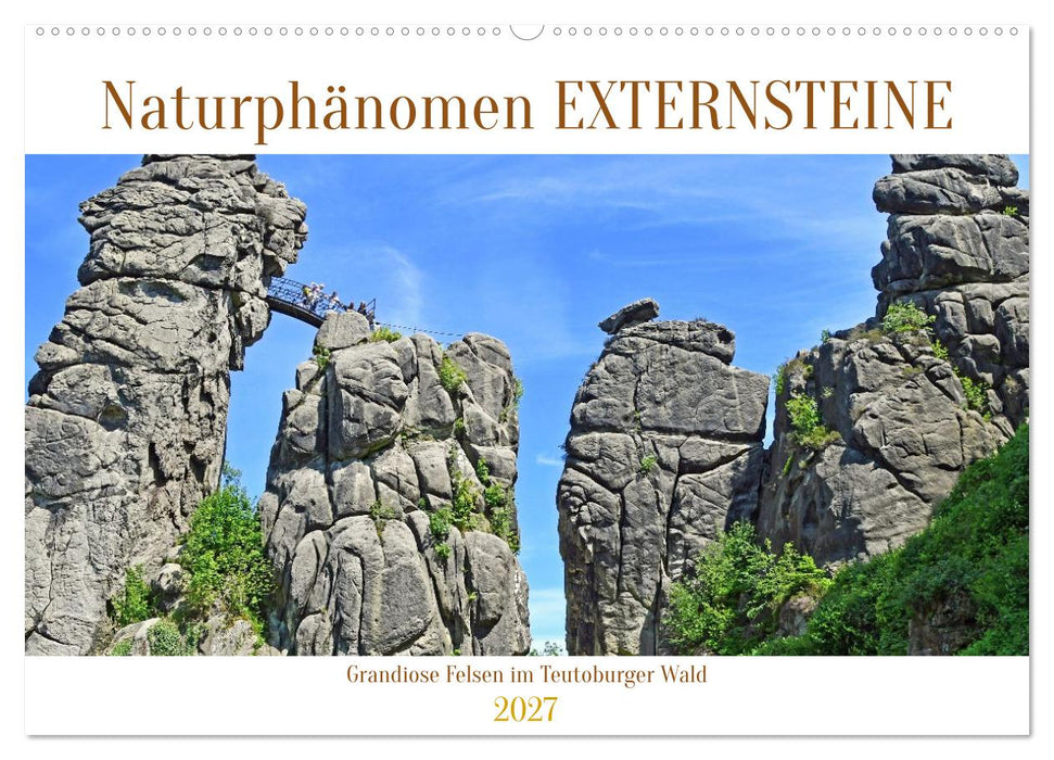 Naturphänomen Externsteine (CALVENDO Wandkalender 2027)