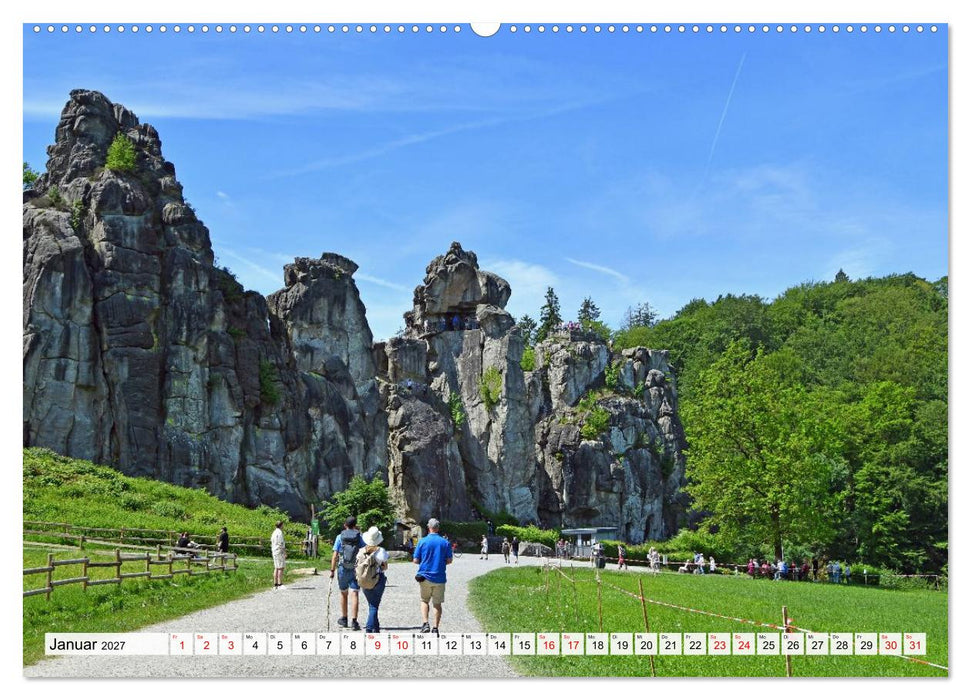 Naturphänomen Externsteine (CALVENDO Wandkalender 2027)
