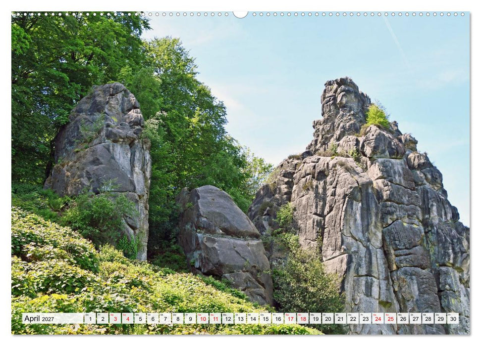 Naturphänomen Externsteine (CALVENDO Wandkalender 2027)