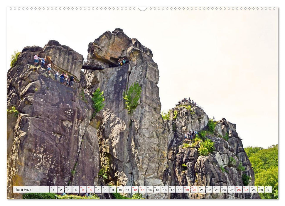 Naturphänomen Externsteine (CALVENDO Wandkalender 2027)