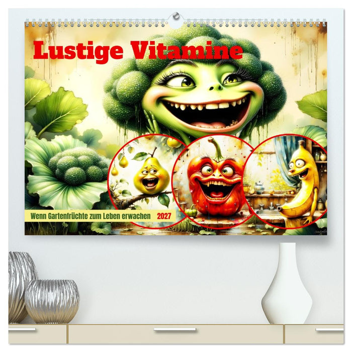 Lustige Vitamine (CALVENDO Premium Wandkalender 2027)