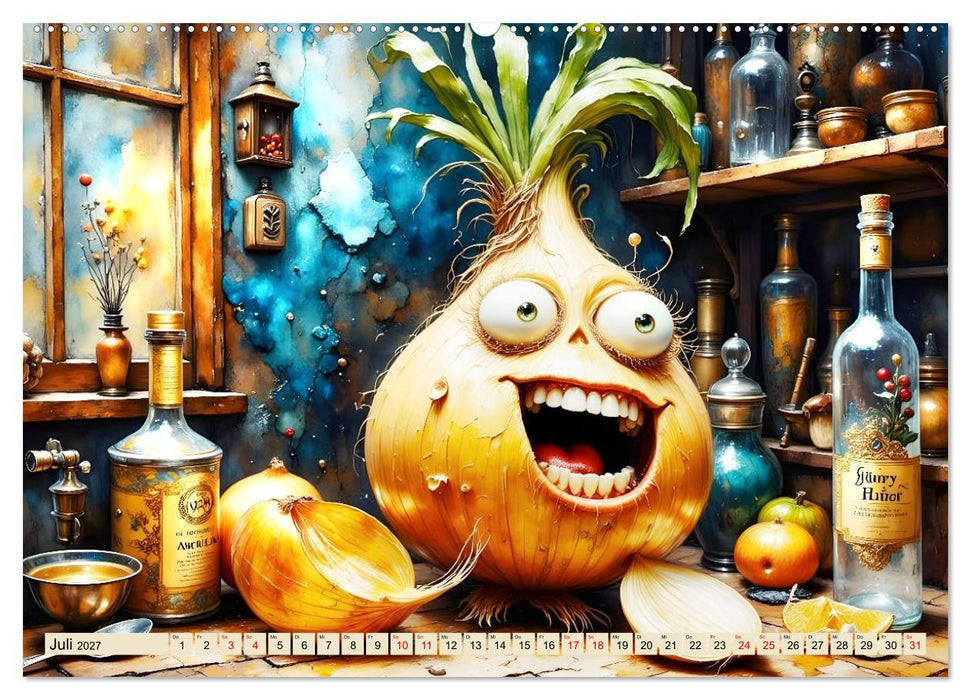 Lustige Vitamine (CALVENDO Premium Wandkalender 2027)