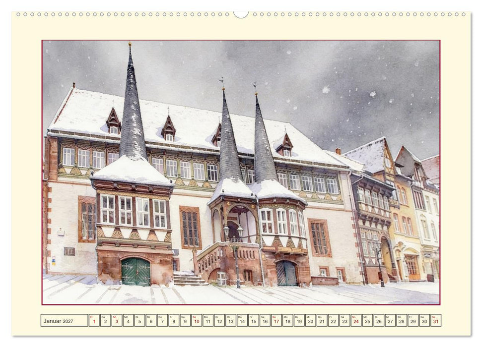 Die schönsten Altstädte in Niedersachsen (CALVENDO Wandkalender 2027)