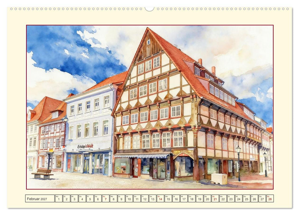 Die schönsten Altstädte in Niedersachsen (CALVENDO Wandkalender 2027)
