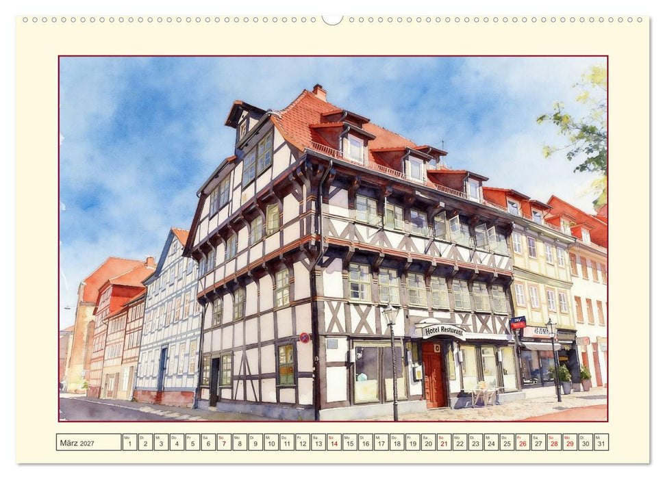 Die schönsten Altstädte in Niedersachsen (CALVENDO Wandkalender 2027)