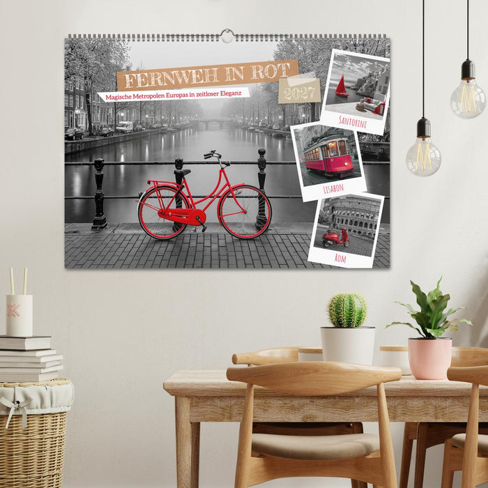 Fernweh in Rot (CALVENDO Wandkalender 2027)