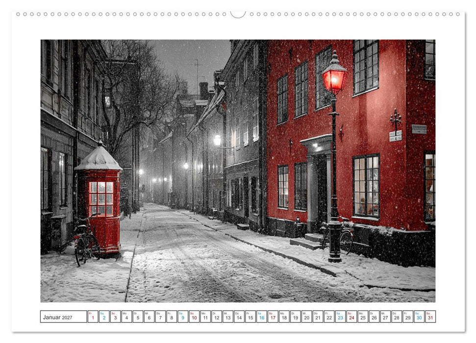 Fernweh in Rot (CALVENDO Wandkalender 2027)