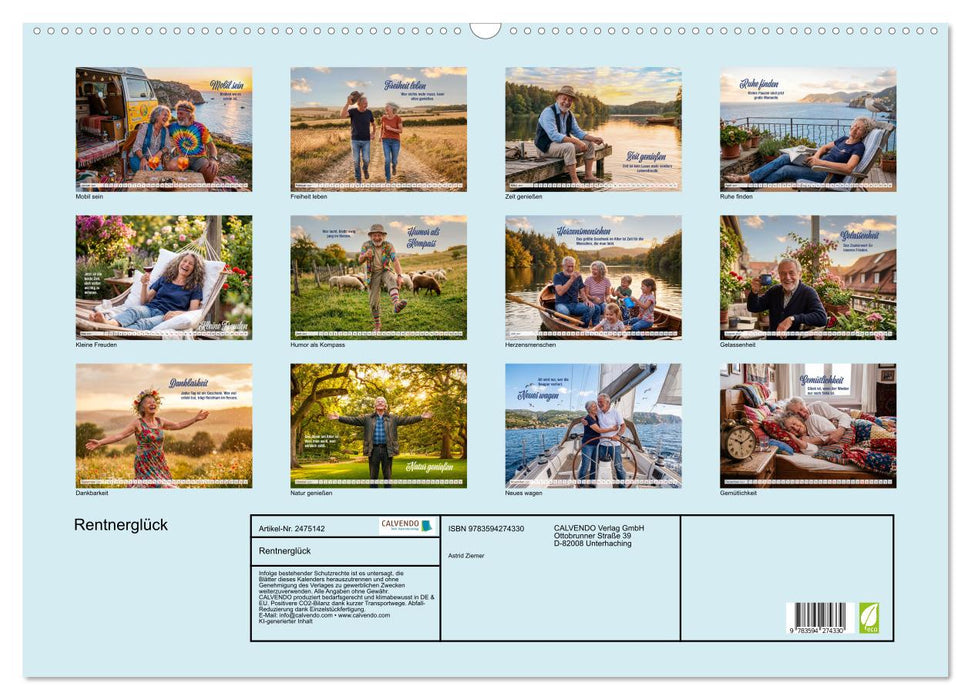 Rentnerglück (CALVENDO Wandkalender 2027)