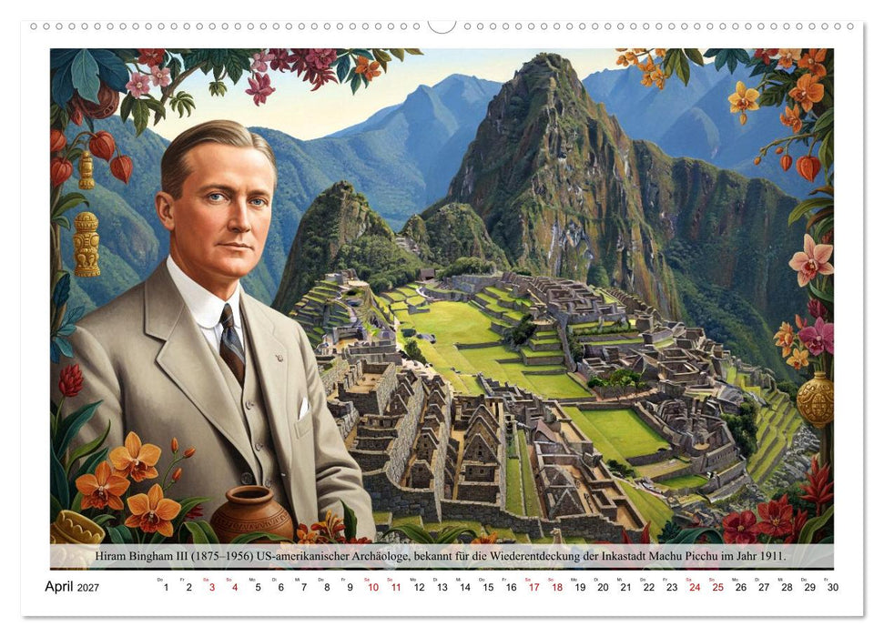 Große Archäologen der Geschichte (CALVENDO Premium Wandkalender 2027)