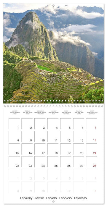 Lost Worlds: Ancient cultures of Central and South America (CALVENDO Monthly Calendar 2027)