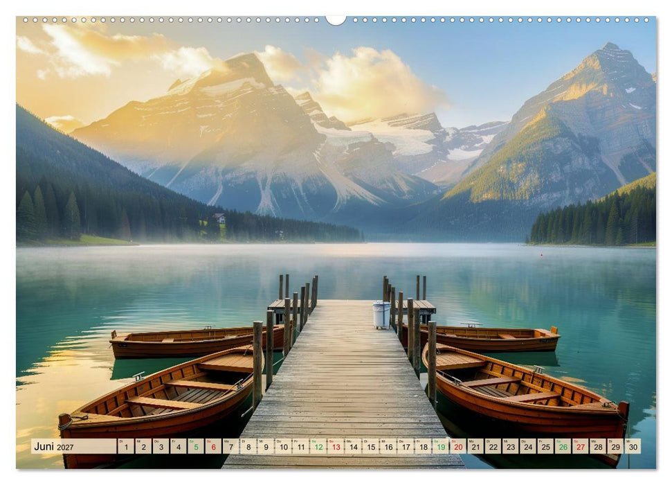 Malerische Bootsstege (CALVENDO Wandkalender 2027)