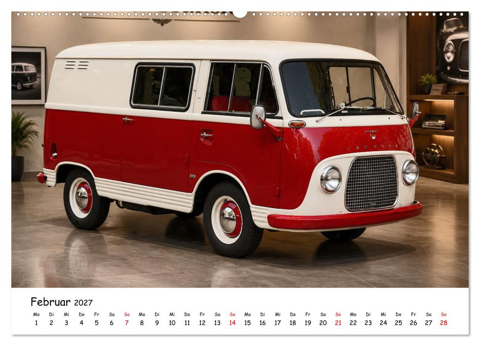 Deutsche Autos der 60er und 70er Jahre (CALVENDO Wandkalender 2027)