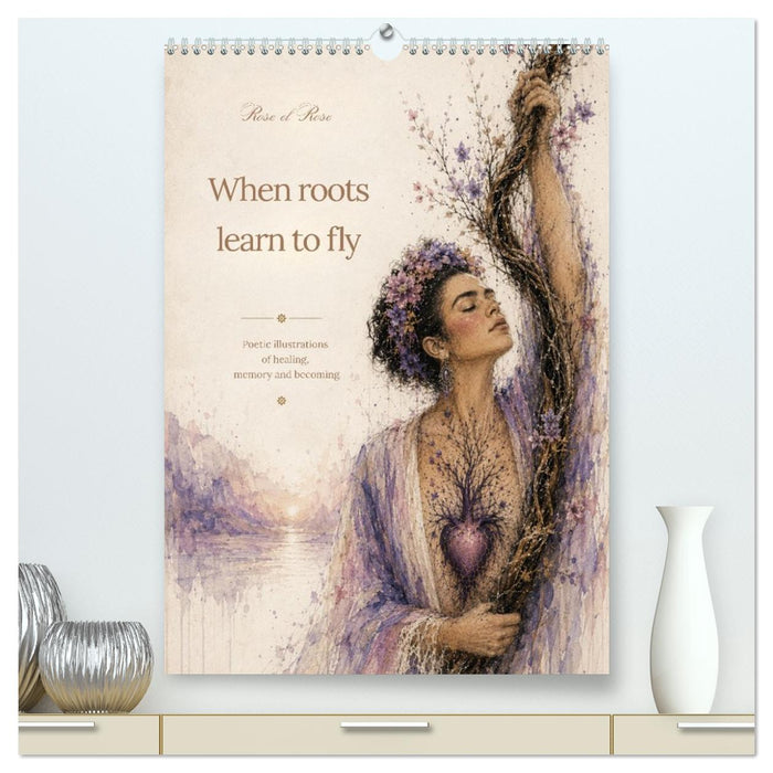 When roots learn to fly poetic illustrations of healing, memory and becoming (CALVENDO Premium-Calendar 2027)