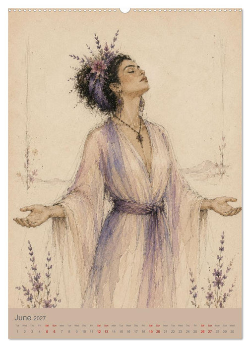 When roots learn to fly poetic illustrations of healing, memory and becoming (CALVENDO Premium-Calendar 2027)