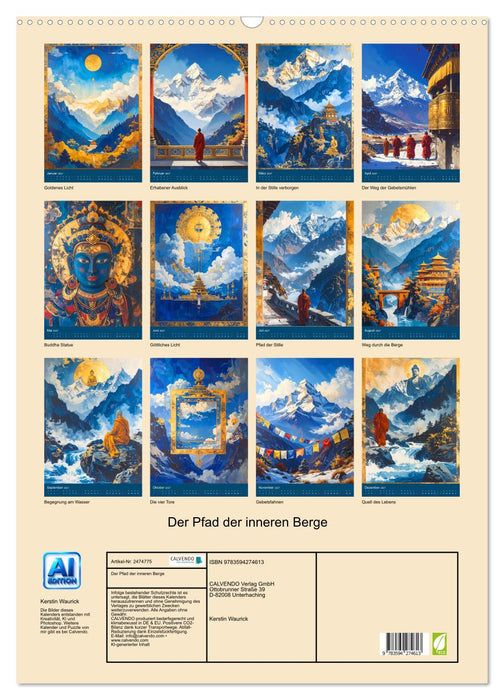 Der Pfad der inneren Berge (CALVENDO Wandkalender 2027)