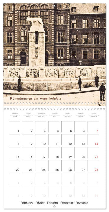 Cologne autrefois : Cartes postales historiques de la ville (CALVENDO Calendrier mensuel 2027)