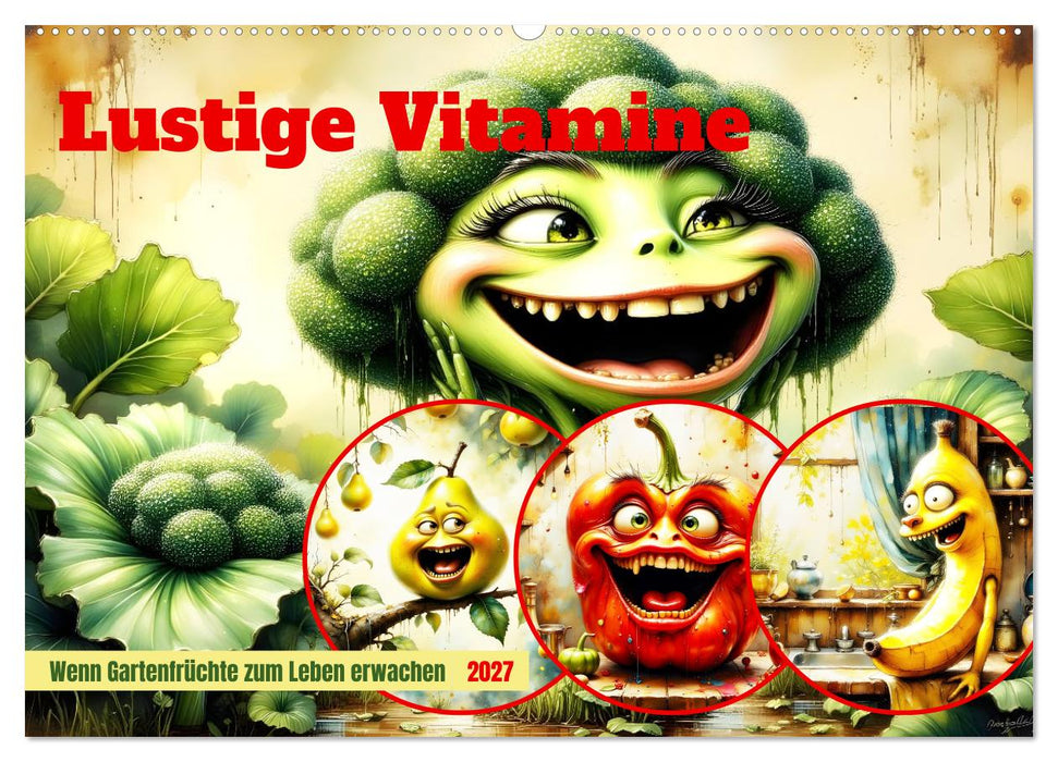Lustige Vitamine (CALVENDO Wandkalender 2027)