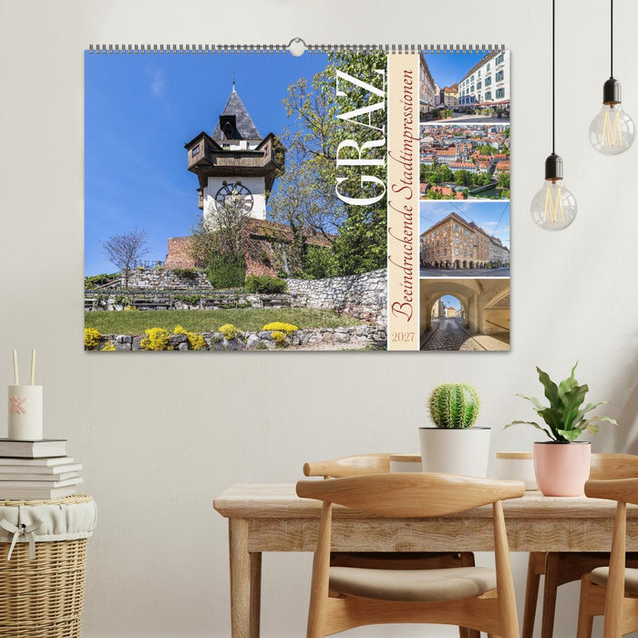 Graz - Beeindruckende Stadtimpressionen (CALVENDO Wandkalender 2027)