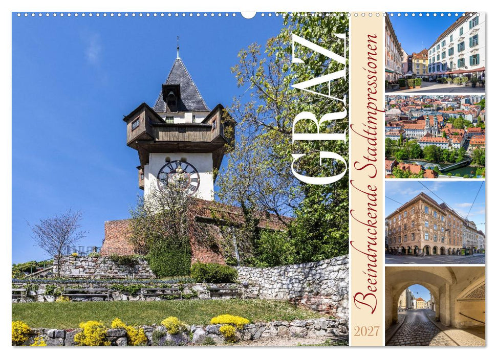 Graz - Beeindruckende Stadtimpressionen (CALVENDO Wandkalender 2027)