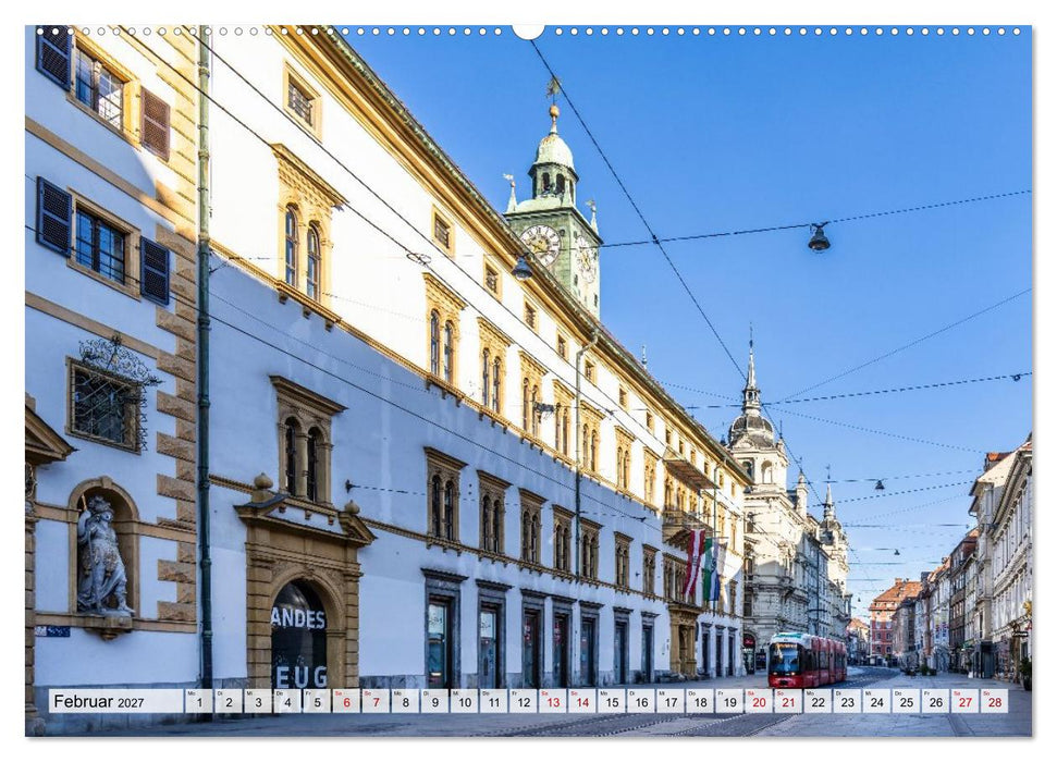 Graz - Beeindruckende Stadtimpressionen (CALVENDO Wandkalender 2027)