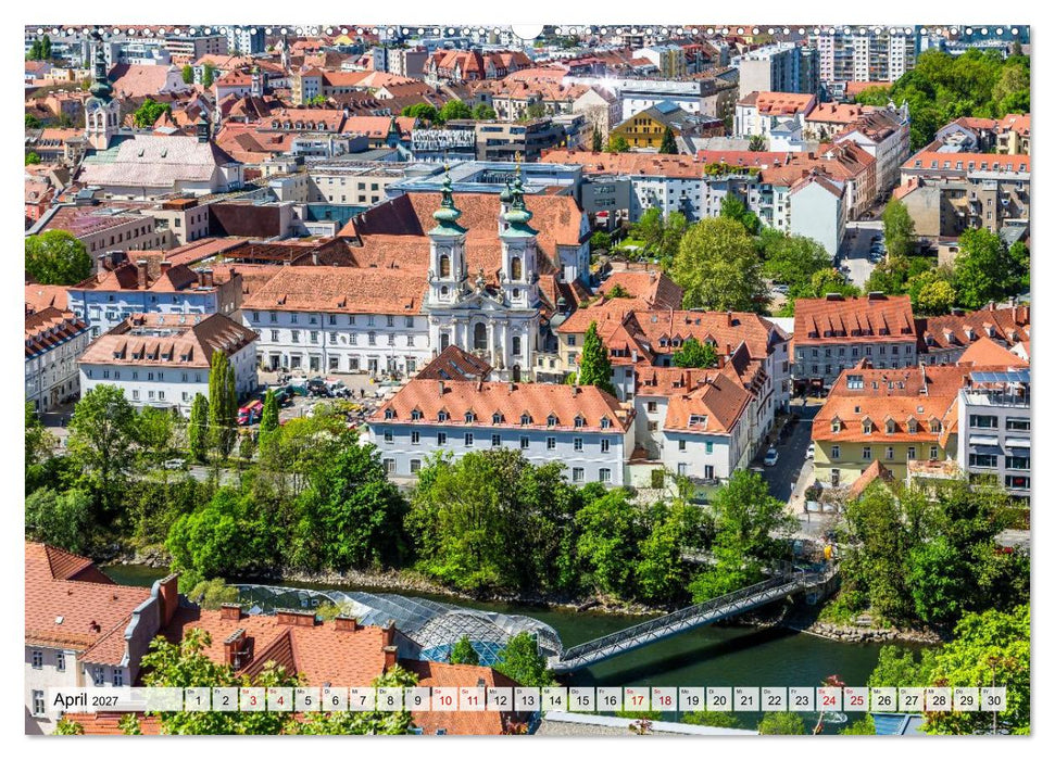 Graz - Beeindruckende Stadtimpressionen (CALVENDO Wandkalender 2027)