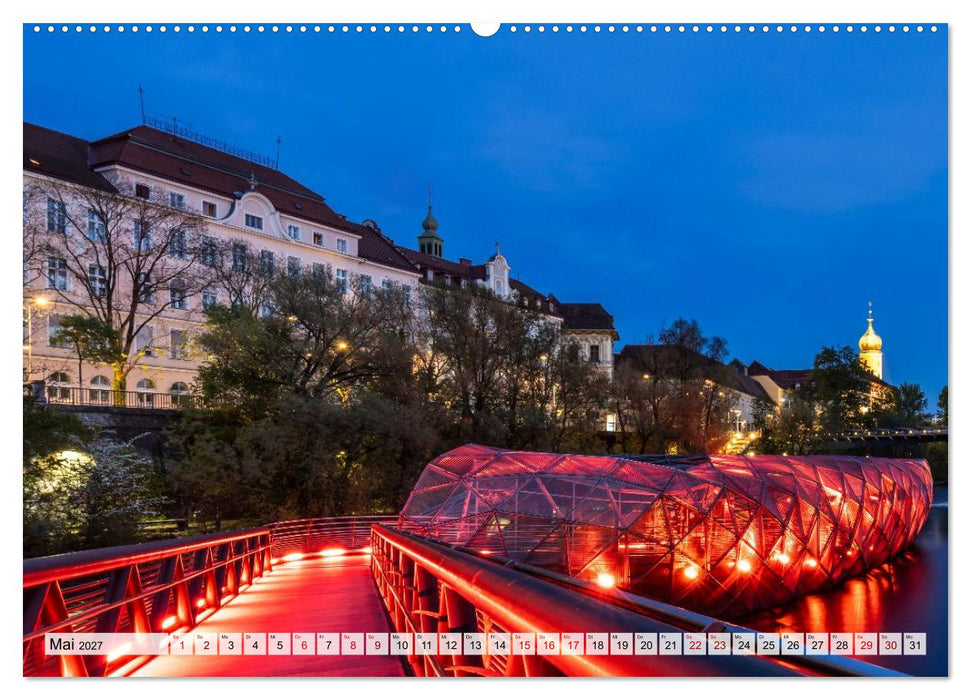 Graz - Beeindruckende Stadtimpressionen (CALVENDO Wandkalender 2027)