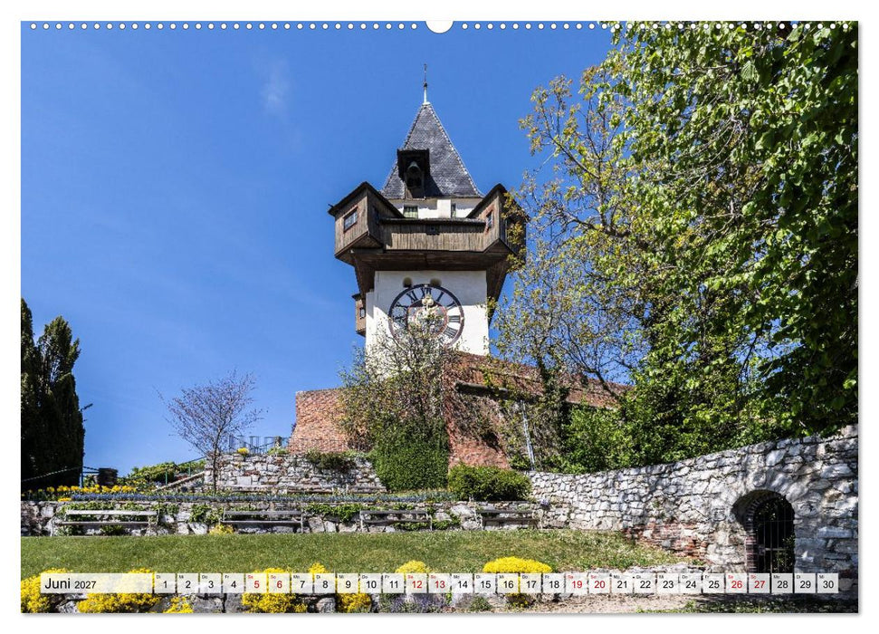 Graz - Beeindruckende Stadtimpressionen (CALVENDO Wandkalender 2027)