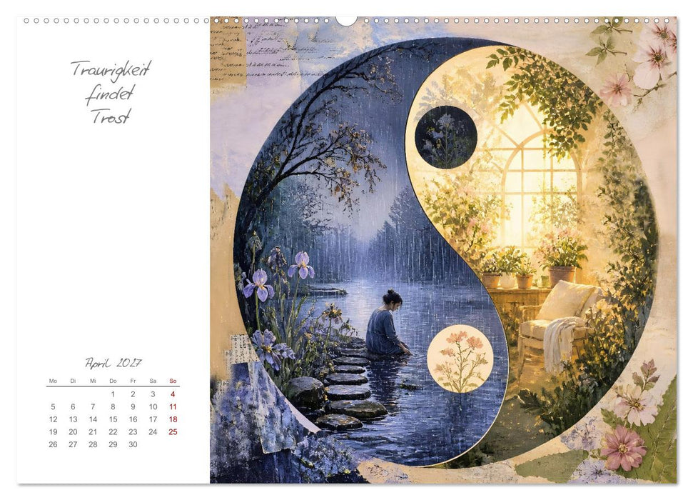 Das leise Gleichgewicht - Yin und Yang der Gefühle (CALVENDO Premium Wandkalender 2027)
