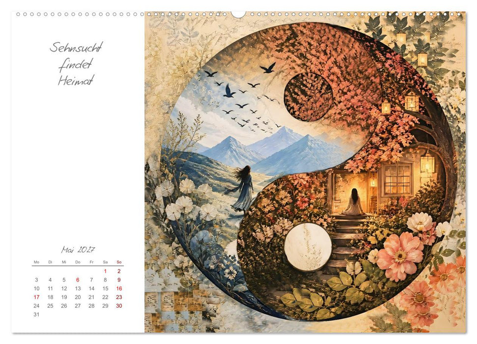 Das leise Gleichgewicht - Yin und Yang der Gefühle (CALVENDO Premium Wandkalender 2027)