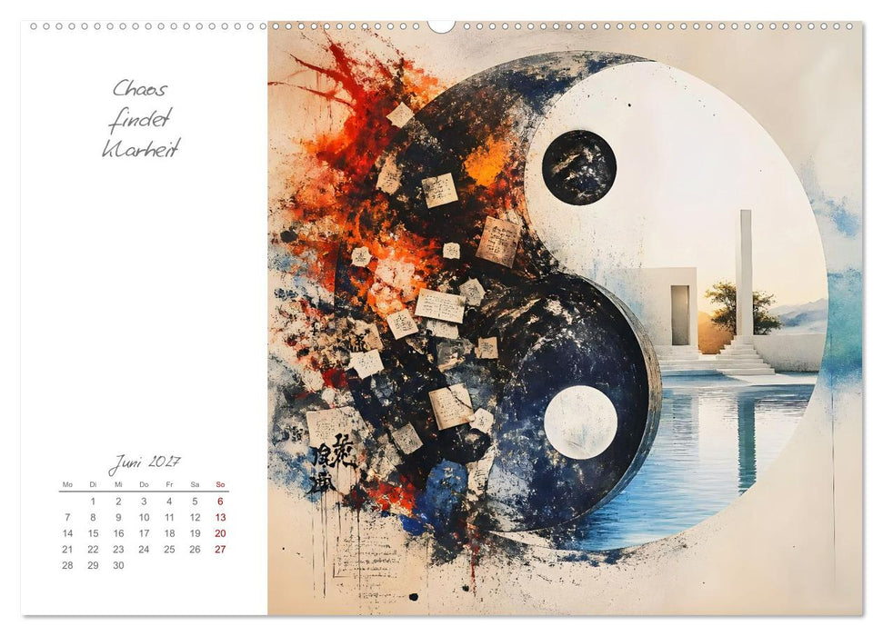 Das leise Gleichgewicht - Yin und Yang der Gefühle (CALVENDO Premium Wandkalender 2027)