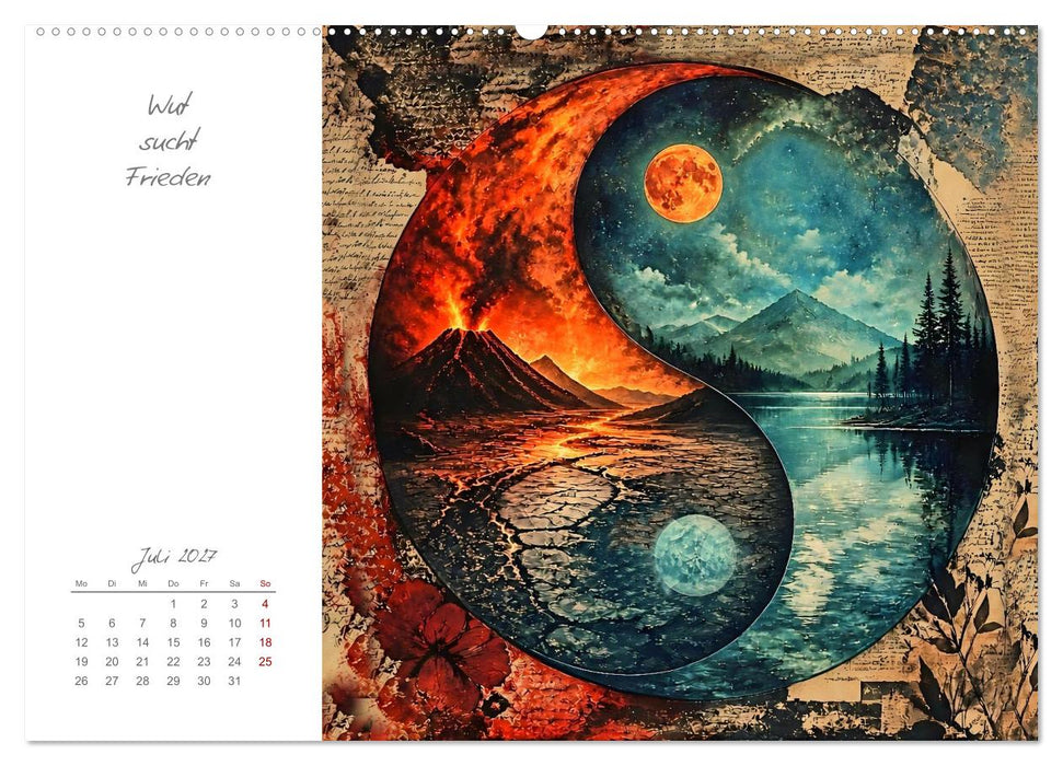 Das leise Gleichgewicht - Yin und Yang der Gefühle (CALVENDO Premium Wandkalender 2027)