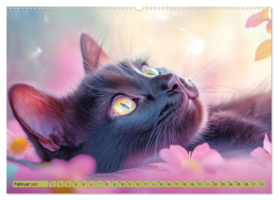 Katzenkinder - Entzückende Kätzchen (CALVENDO Wandkalender 2027)