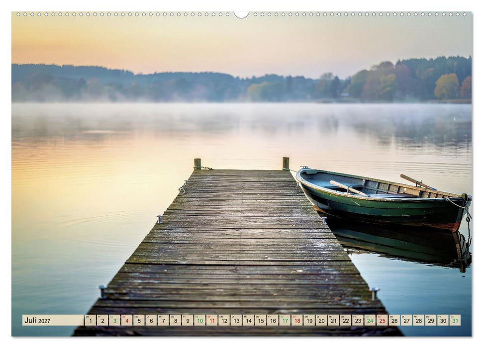 Malerische Bootsstege (CALVENDO Premium Wandkalender 2027)