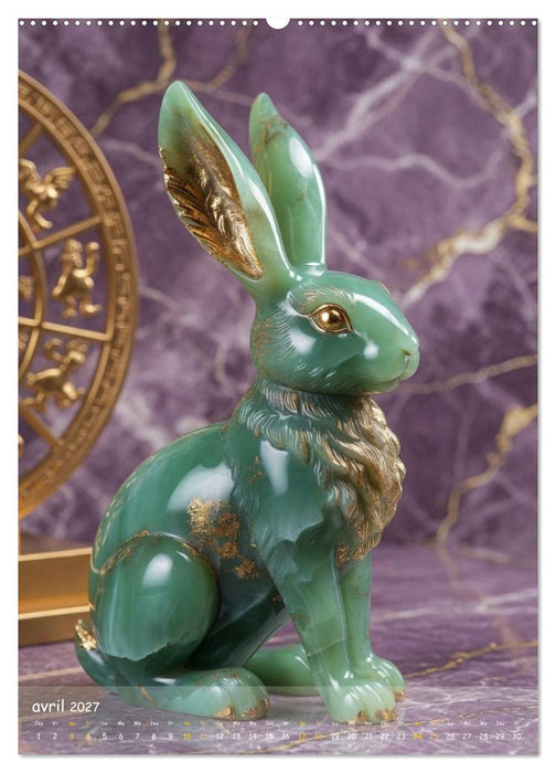 Les douze statuettes de jade (CALVENDO Calendrier supérieur 2027)