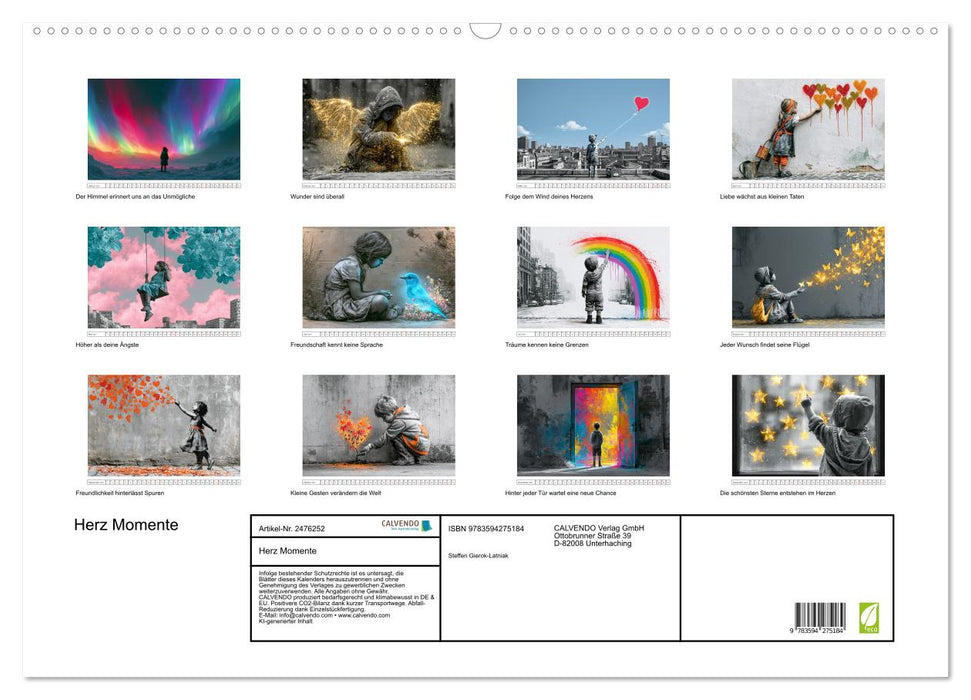 Herz Momente (CALVENDO Wandkalender 2027)