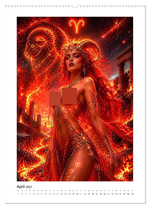 Verlockende Sternzeichen (CALVENDO Wandkalender 2027)