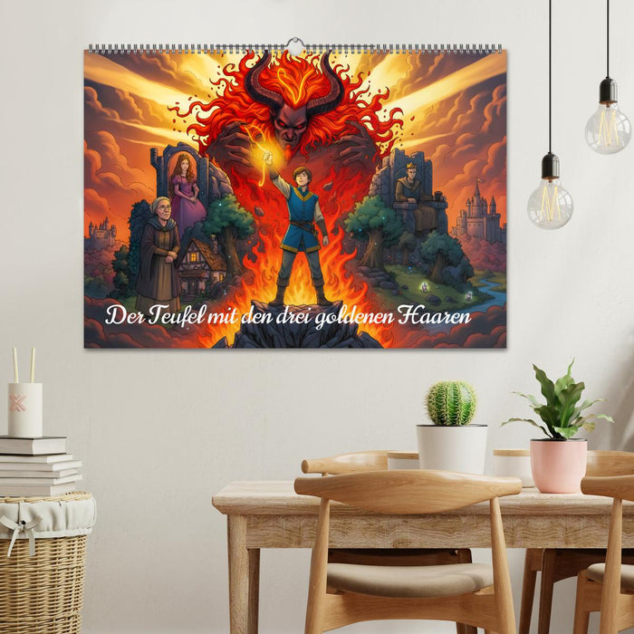 Der Teufel mit den drei goldenen Haaren (CALVENDO Wandkalender 2027)
