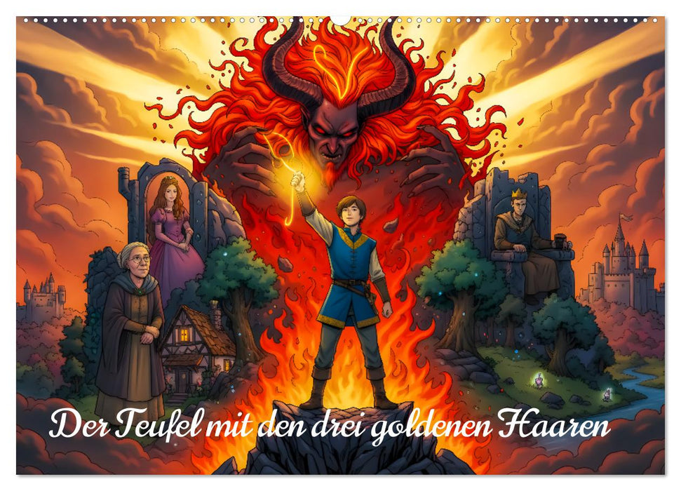 Der Teufel mit den drei goldenen Haaren (CALVENDO Wandkalender 2027)