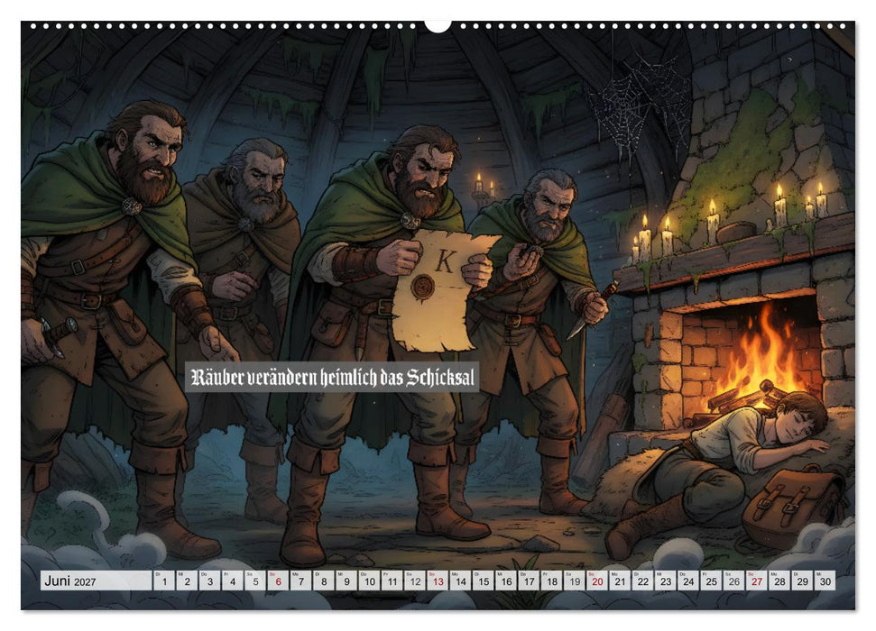 Der Teufel mit den drei goldenen Haaren (CALVENDO Wandkalender 2027)