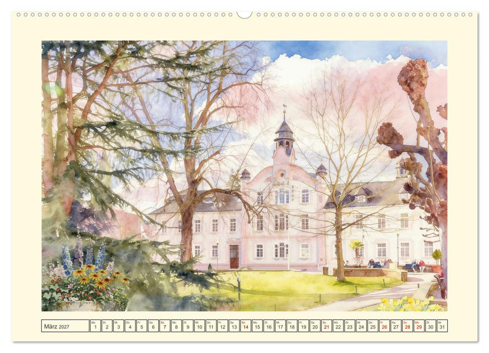 Idylle in Bad Ems an der Lahn (CALVENDO Wandkalender 2027)