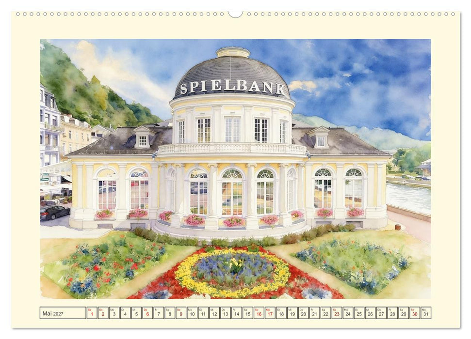 Idylle in Bad Ems an der Lahn (CALVENDO Wandkalender 2027)