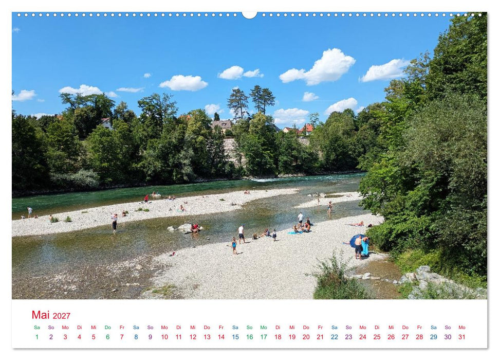 Hier fühle ich mich zuhause - Landsberg am Lech und Ammersee (CALVENDO Wandkalender 2027)