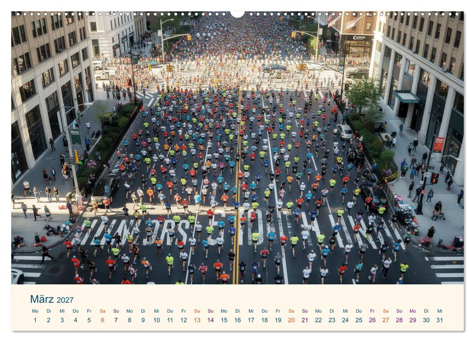 Zu viele für ein Selfie — Der Mensch im Strom der Menge (CALVENDO Premium Wandkalender 2027)