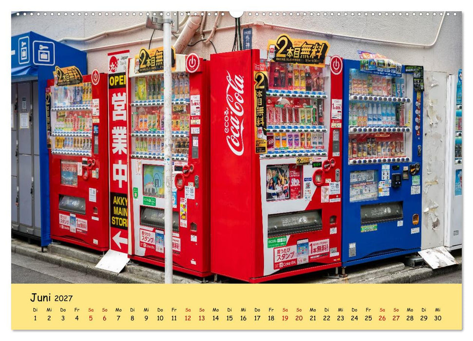 Tokios bunte Automatenwelt (CALVENDO Premium Wandkalender 2027)